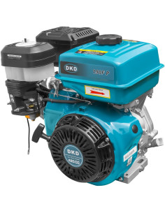 Motor pe benzina, DKD HS 190F P, ax pana Q25,4mm, 16 CP